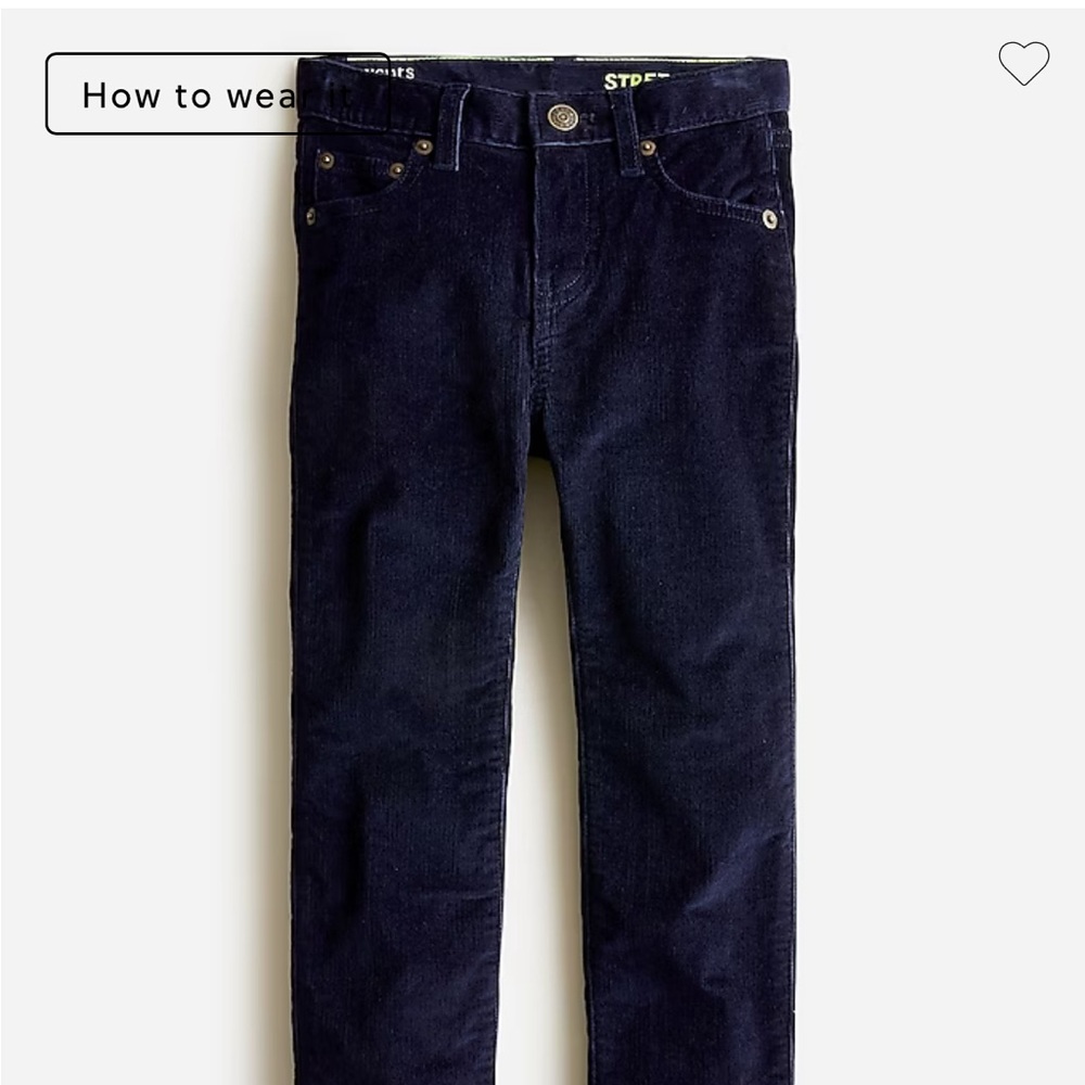 JCrew Crewcuts navy corduroys